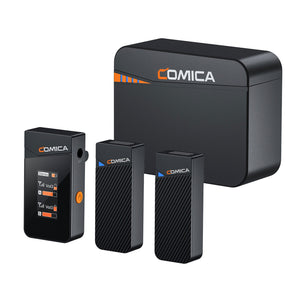【アウトレット】COMICA Vimo C3 ワイヤレスマイク ノイズキャンセリング 充電ケース付き 2.4GHz 伝送距離200m 音量調整 カメラ スマートフォン PC 国内正規品